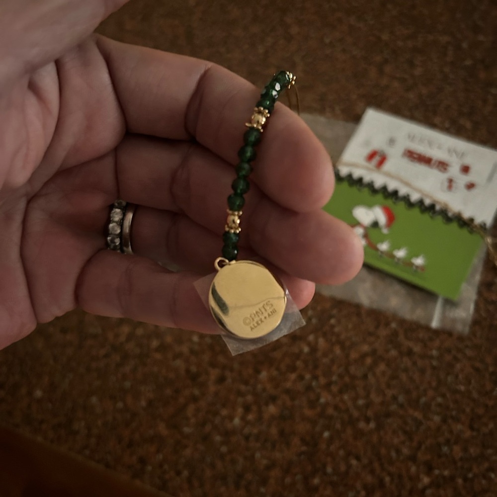 Alex and Ani Green and Gold Snoopy bracelets - Picture 4 of 8
